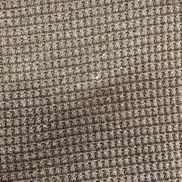 ARITZIA The Group BABTON Thermal Waffle Knit Cowl Neck Fatigue Green Top S - Picture 13 of 16